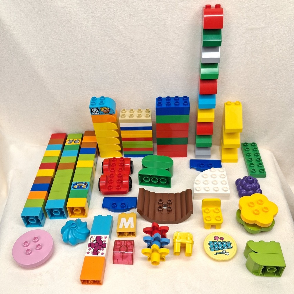 LEGO DUPLO Bulk Lot Birthday Elements Car Bricks Base Set READ